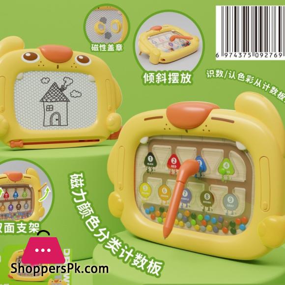 2 in 1 Childrens Drawing Board Magnetic Pen Maze Early Education Puzzle Learning Fun Childrens Toy Writing Board