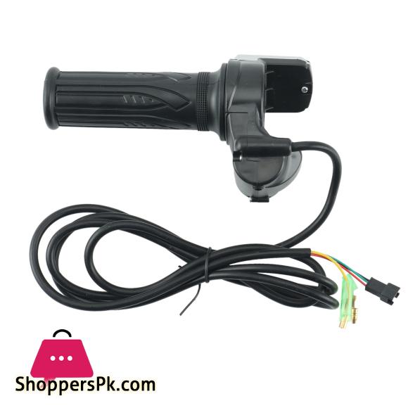 36V 48V Electric Bicycle Scooter Speed Throttle Grip LCD Display with Switch EBike Twist Throttle Accelerator Handlebar Grip
