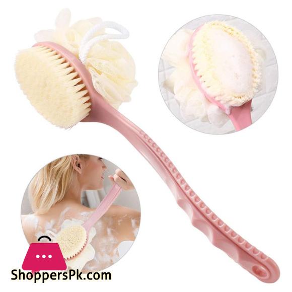 Bath Brush- Shower Brush -Improves Skins Health And Beauty - Loofah Bath Sponge Multicolor