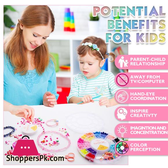Beads Bracelet Making Kit Seed Letter Alphabet DIY Art Craft Beads Kit