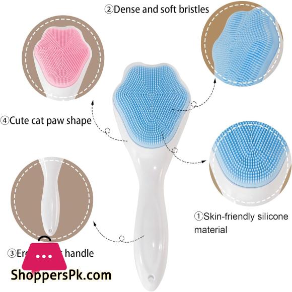 Beauty Tools Face Silicone Face Scrubber and Cleaning Brush - 1Pc