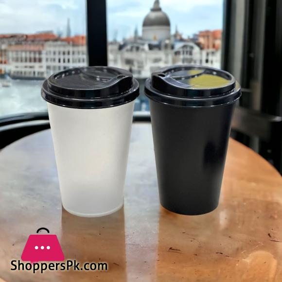 Plain Plastic Coffee Cups 500ml pack of 100