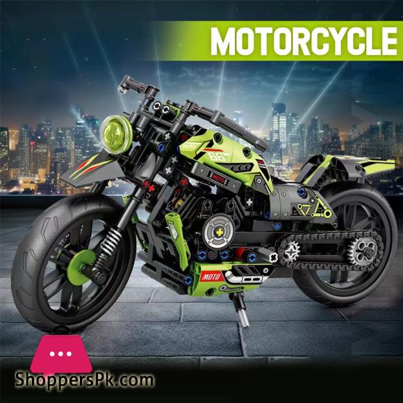 Motorcycle Building Block Toy for Children Assembly Model Ducati Kawasaki Supercar Cross-country