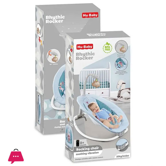 Hu-Baby - Rhythmic Rocker With Vibration & Remote Control