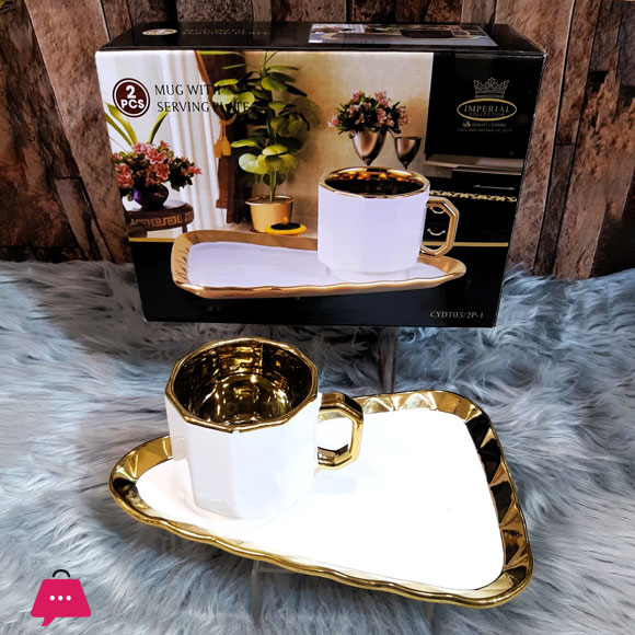 Imprial Mug with Serving Plate