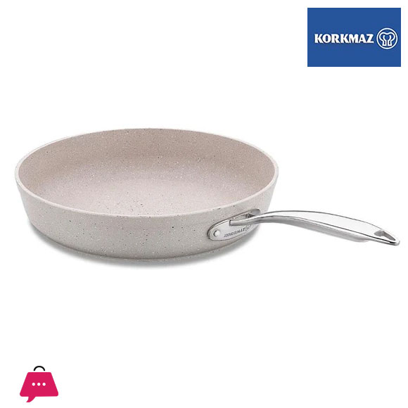 Korkmaz Granita Non Stick Frying Pan - 30x6cm PFOA Free Induction Compatible