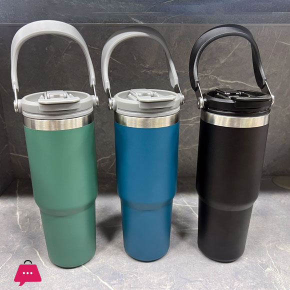 Plan Stainless Steel Travel Mug Water Bottle Double Wall Vacuum Flask Thermal Tumbler 30oz - 890ml