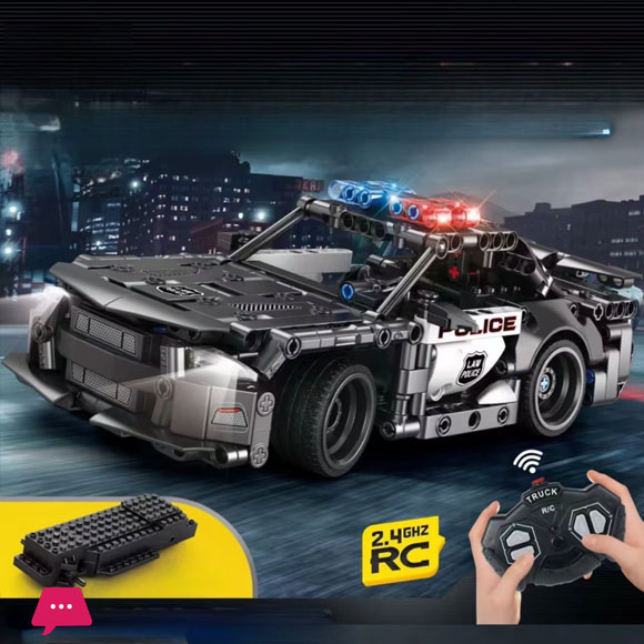 Remote Control Sports Car Racing Car Childrens Puzzle Small Particles Assembled Boy Toy Building Block Sets