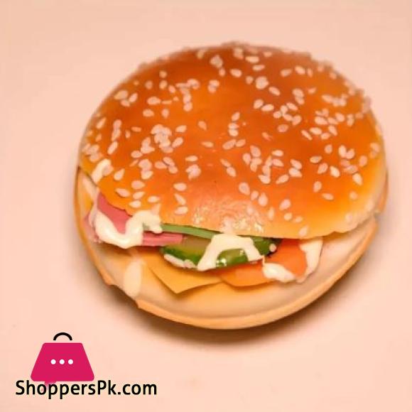 1 Piece Burger Shape Fridge Magnet, Cute Magnets, Fake Burger Refrigerator Decoration Bakery Dessert Photo Magnet