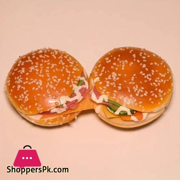 1 Piece Burger Shape Fridge Magnet, Cute Magnets, Fake Burger Refrigerator Decoration Bakery Dessert Photo Magnet