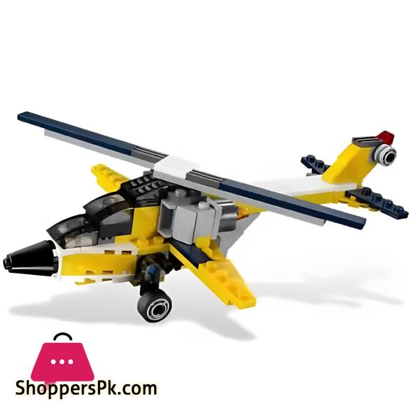 130-Piece LEGO Building Set: Super Creative 3-in-1 Super Airplane Blocks Toy - Perfect Gift for Children and Adults