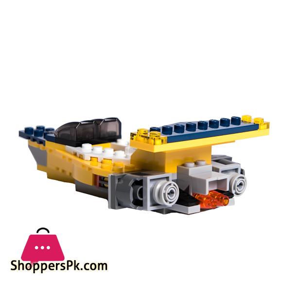 130-Piece LEGO Building Set: Super Creative 3-in-1 Super Airplane Blocks Toy - Perfect Gift for Children and Adults