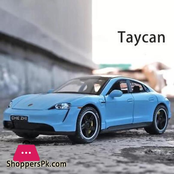 1:32 Porsche Taycan Turbo Car Toy Alloy Sports Diecast Vehicles