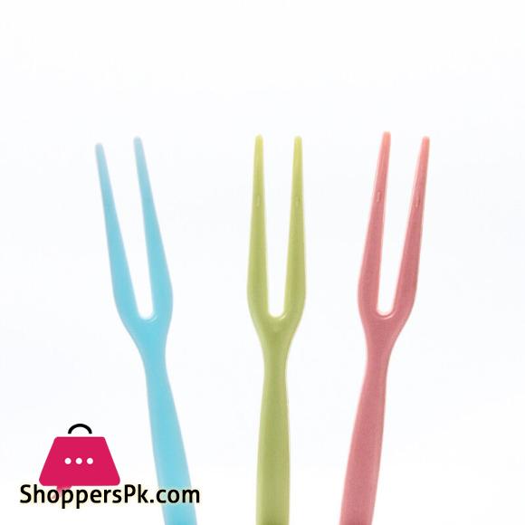 50 Pcs Plastic Dim Sum Fruit Fork