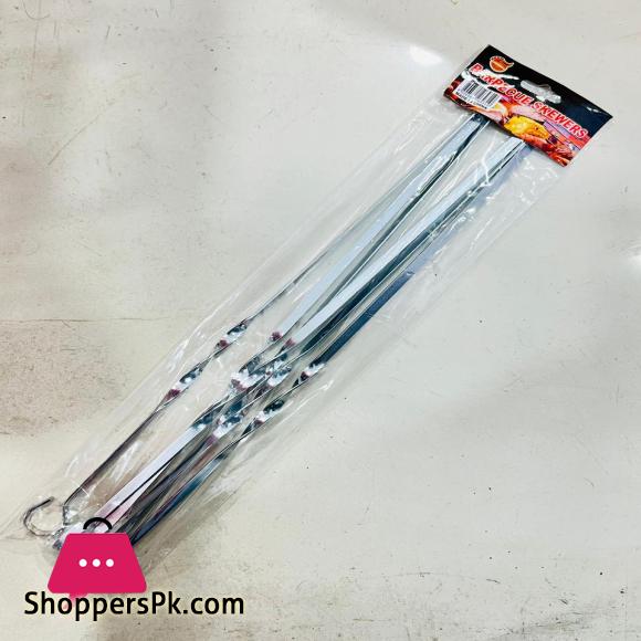 10Pcs BBQ Steel Stick