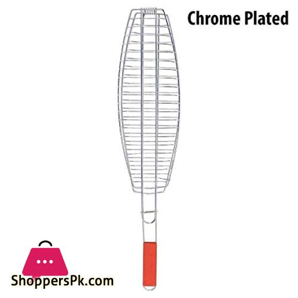 BBQ Fish Grill - Silver 65cm