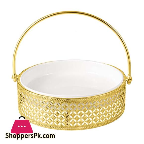 Brilliant Round Plate with Stand 10 Inch