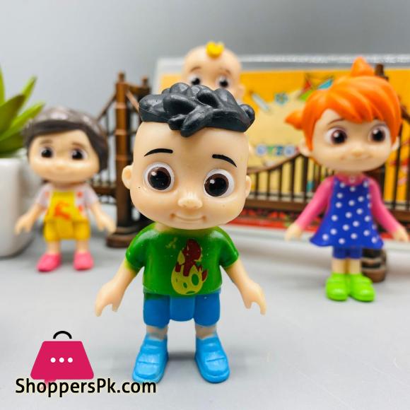 CooComelon Character Friends & Family, 6 Figure Pack - Toys for Babies and Toddlers - 6 Inch