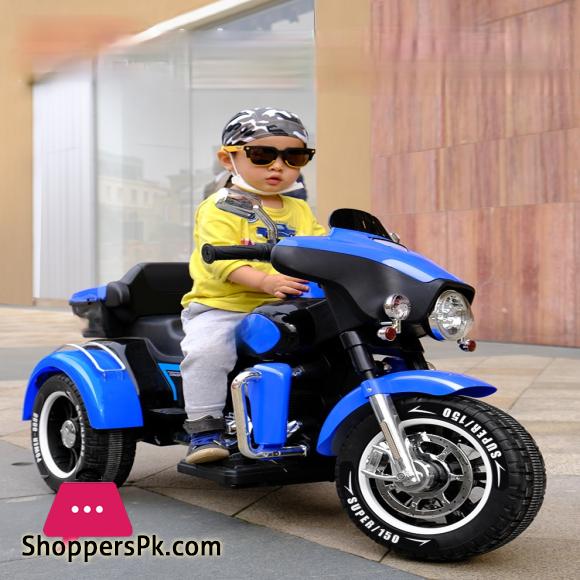Harley-Davidson Childrens Motorcycle Electric Motorcycle 3 Wheel Rechargeable Three-Wheel Battery Bike