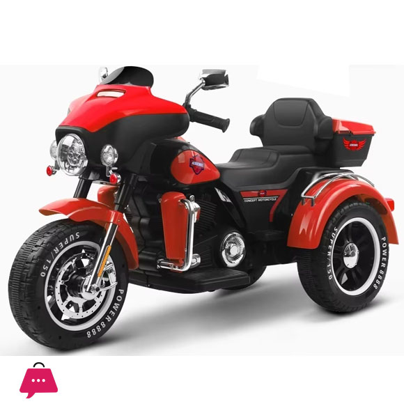 Harley-Davidson Childrens Motorcycle Electric Motorcycle 3 Wheel Rechargeable Three-Wheel Battery Bike