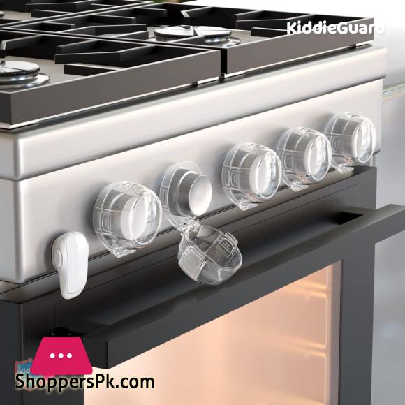 Kiddie Guard Child Protection Home Kitchen Oven Gas Cooker Button Knob Pack of 2