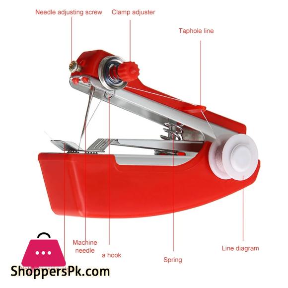 Manual Mini Sewing Machine Portable Mini Cordless Stitch Machines Clothes Leather Handheld Tools Accessories