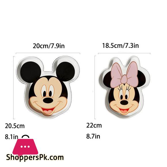 Disney Mickey & Minnie Ceramic Dish Cute Cartoon Meal Tray Microwave Oven Resistant Fruit Plate
