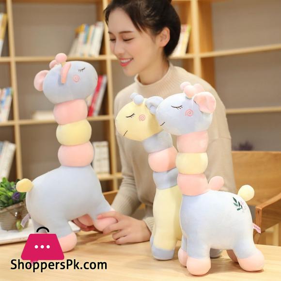 Non-toxic Giraffe Toy Adorable Colorful Giraffe Plush Toy Soft Stuffed Animal for Kids