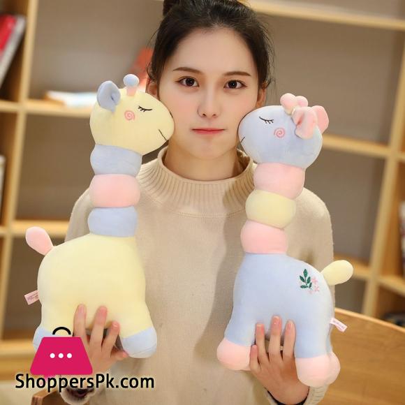 Non-toxic Giraffe Toy Adorable Colorful Giraffe Plush Toy Soft Stuffed Animal for Kids