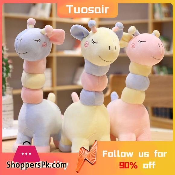 Non-toxic Giraffe Toy Adorable Colorful Giraffe Plush Toy Soft Stuffed Animal for Kids
