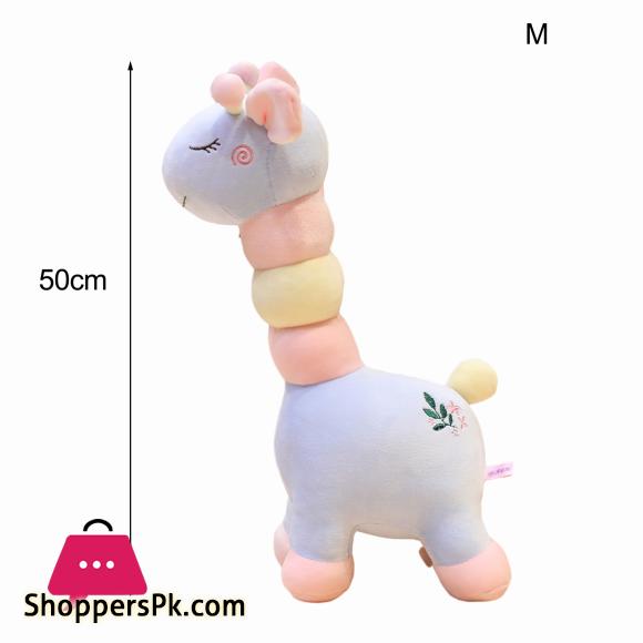 Non-toxic Giraffe Toy Adorable Colorful Giraffe Plush Toy Soft Stuffed Animal for Kids