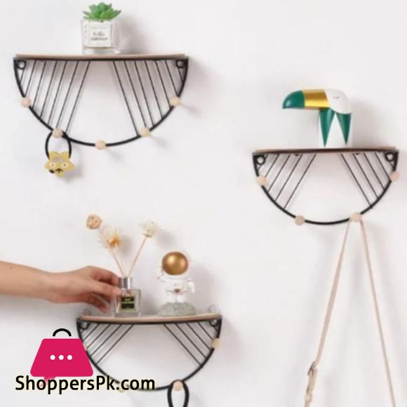 Nordic Style D shape wall hanging shelf ( Living Room Decoration )