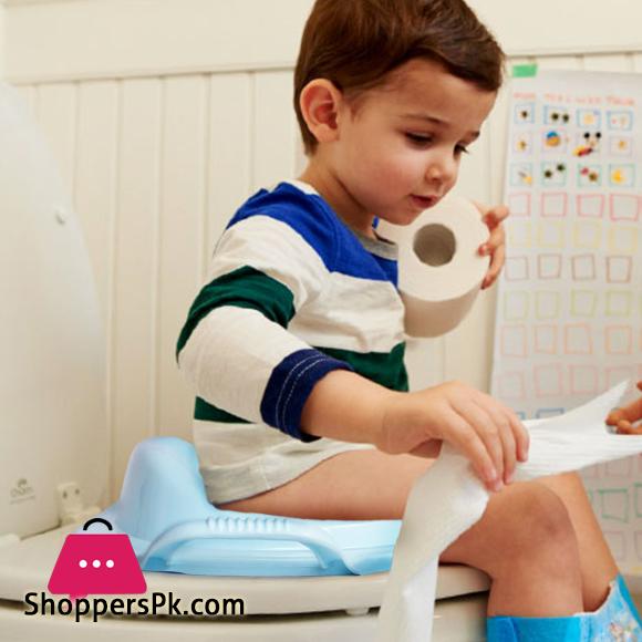 Potty Training Seat For Girls And Boys With Handles Fits Round & Oval Toilets Non-slip With Splash Guard
