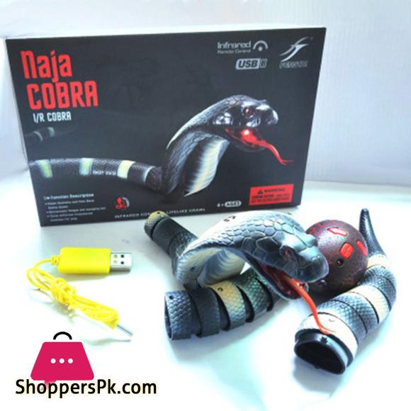 RC infrared Remote Control Snake And Egg Rattlesnake Animal Trick Terrifying - Stripe