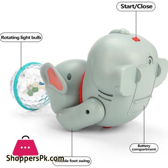 STUNT ELEPHANT WITH 3D LIGHT AND MUSIC TOY FOR KIDS / TOYS FOR KIDS