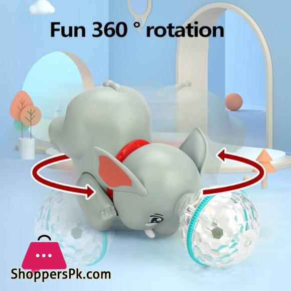 STUNT ELEPHANT WITH 3D LIGHT AND MUSIC TOY FOR KIDS / TOYS FOR KIDS
