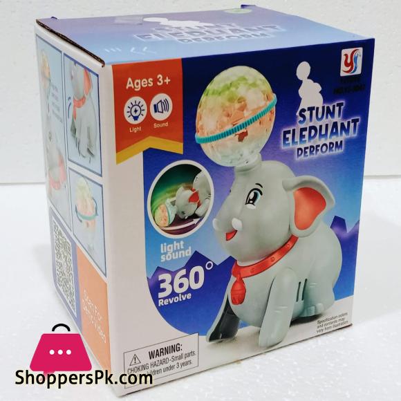 STUNT ELEPHANT WITH 3D LIGHT AND MUSIC TOY FOR KIDS / TOYS FOR KIDS