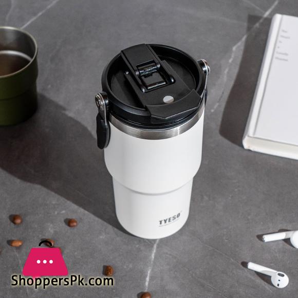 TYESO Vacuum Stainless Steel Insulated Cup Double Layer Cold and Hot Travel Cup Vacuum Bottle - 900ML