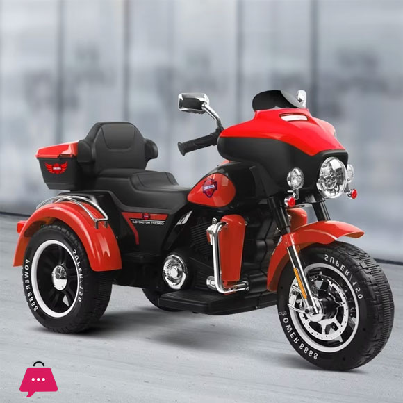 Harley-Davidson Childrens Motorcycle Electric Motorcycle 3 Wheel Rechargeable Three-Wheel Battery Bike