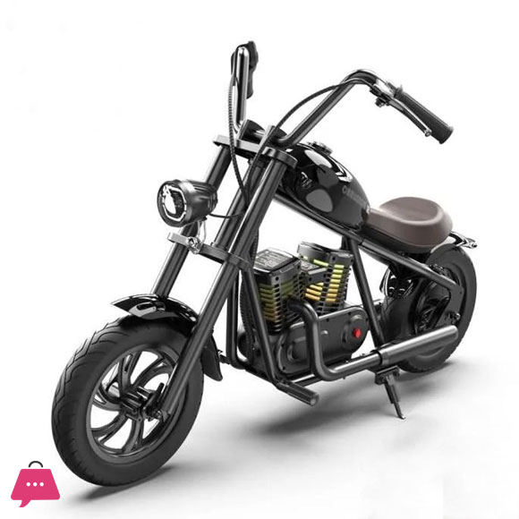 kids Electric 24V 180W Scooter Mini Harley Electric Scooter Electric Fat Tire Scooter 5-12 Years Kids Smoke Option