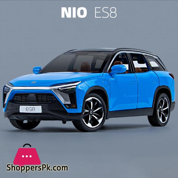 1:24 NIO ES8 SUV New Energy Vehicles Alloy Model Car Toy Diecasts Metal Casting Sound and Light Car Toys