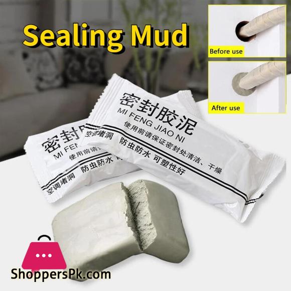 1PC Wall Hole Sealing Mud for Household Air Conditioning Sewer Kitchen Bathroom Pipe Waterproof Windproof Sealant Clay