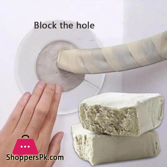 1PC Wall Hole Sealing Mud for Household Air Conditioning Sewer Kitchen Bathroom Pipe Waterproof Windproof Sealant Clay