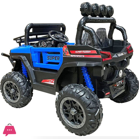 2 Seater UTV Mx 4X4 Battery Operated Electric Jeep for 2-12 Years Kids