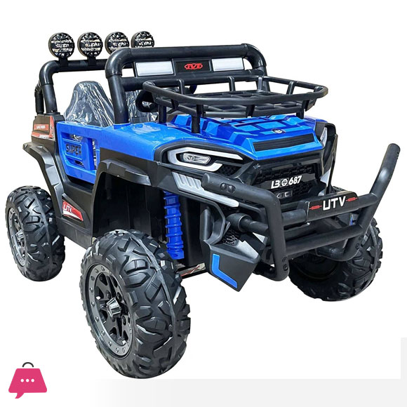 2 Seater UTV Mx 4X4 Battery Operated Electric Jeep for 2-12 Years Kids