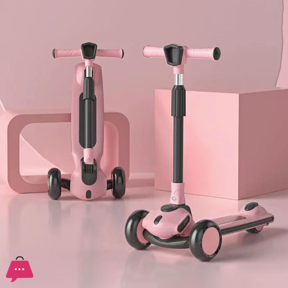 3-Wheel Scooter Kick Scooty Childrens Kick Scooter