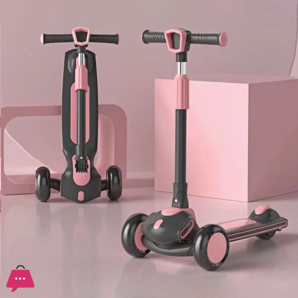 3-Wheel Scooter Kick Scooty Childrens Kick Scooter