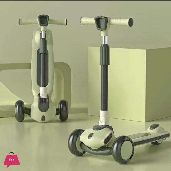 3-Wheel Scooter Kick Scooty Childrens Kick Scooter