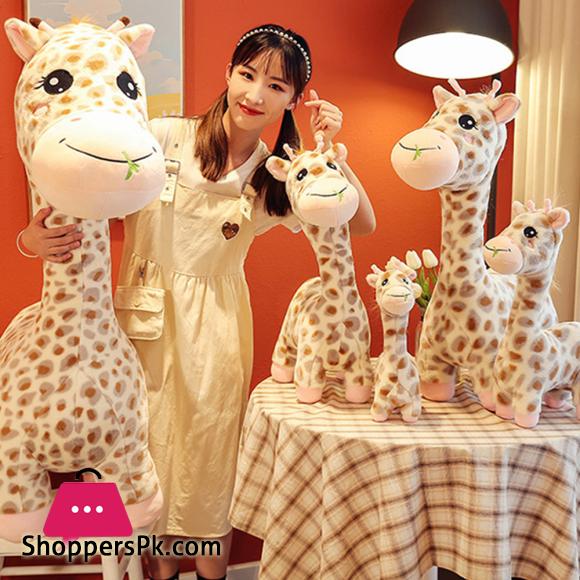 Adorable Giraffe Plush Doll Soft Stuffed Toy Kids Hugging Pillow Gift 50cm
