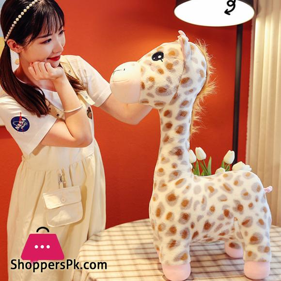 Adorable Giraffe Plush Doll Soft Stuffed Toy Kids Hugging Pillow Gift 50cm